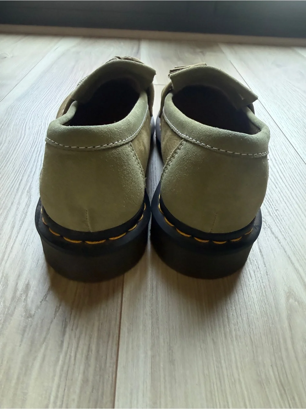 Dr. Martens Adrian Muted Olive Loafers - Picture 5 of 8